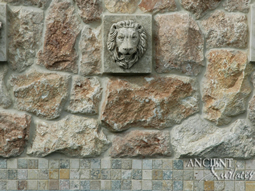 Kronos Limestone cladding on a Living Room Wall